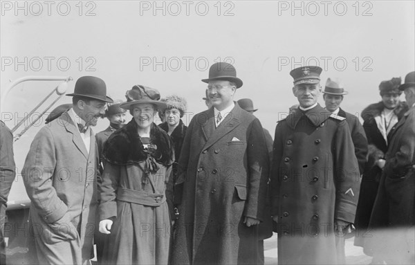 Mrs. Sims, Hylan, Adm. Burrage, between c1915 and c1920. Creator: Bain News Service.