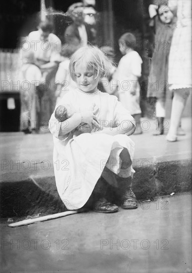 On a play Street, New York, between c1910 and c1915. Creator: Bain News Service.