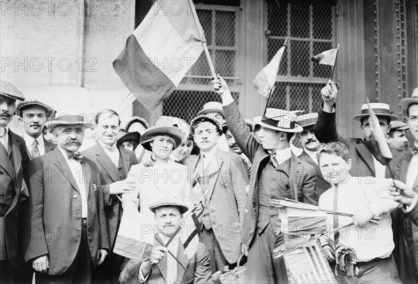 On LA LORRAINE, 1914. Creator: Bain News Service.