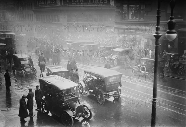 Subway fire, 1/6/15, 1915. Creator: Bain News Service.