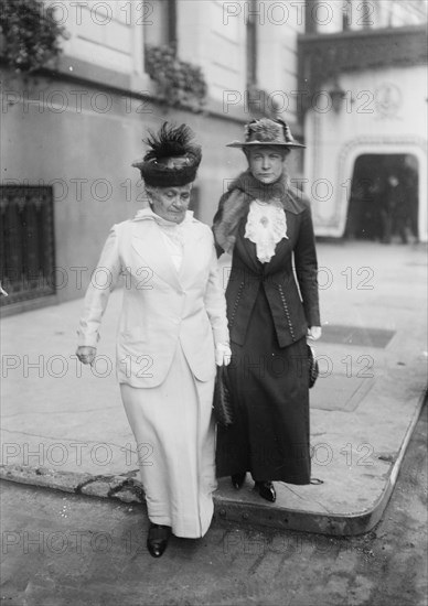 Mrs. Wilkins, Mrs. Aug. Belmont, between c1915 and c1920. Creator: Bain News Service.