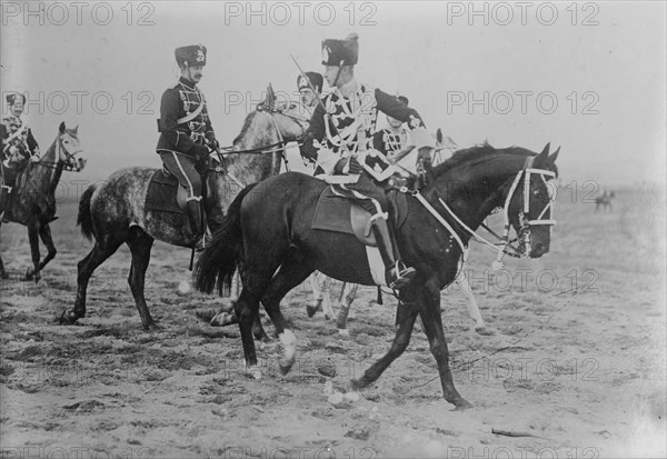 Crown Prince of Germ. [i.e., Germany] & staff, between c1910 and c1915. Creator: Bain News Service.