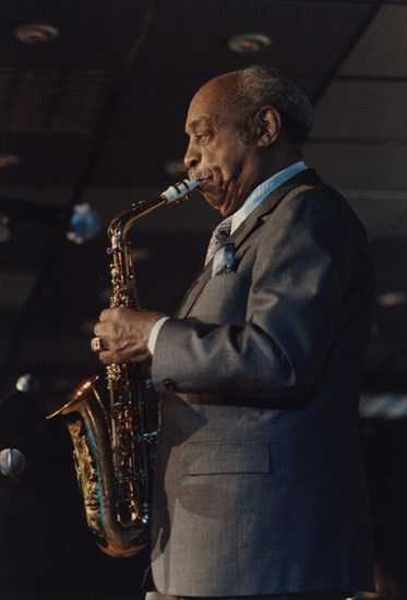 Benny Carter, The Jazz Inn Party All Star Big Band, Nordwijk, Netherlands, 1989. Creator: Brian Foskett.