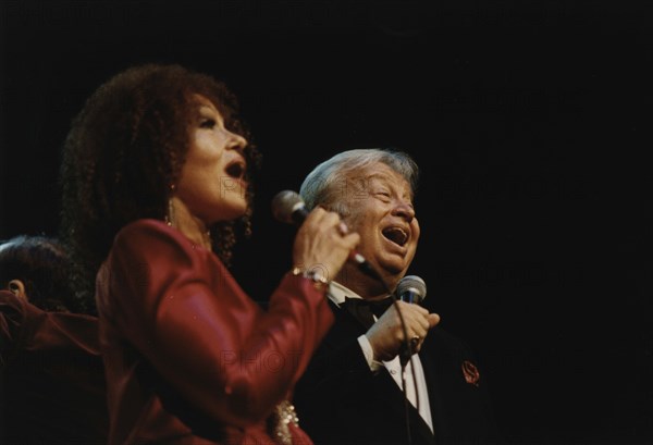 Mel Torme, Cleo Laine, Barbican, London, 1991. Creator: Brian Foskett.