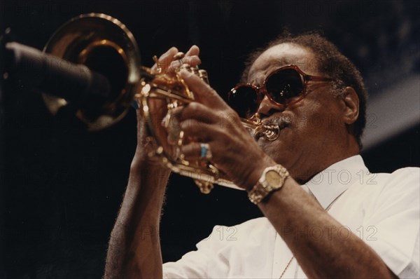 Clark Terry, Jazz Inn Party, North Sea Jazz Festival, The Hague, the Netherlands, 1992. Creator: Brian Foskett.