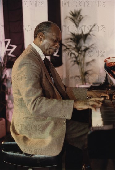 Hank Jones, Jazz Inn Party, Nordwijk, Netherlands, 1989. Creator: Brian Foskett.