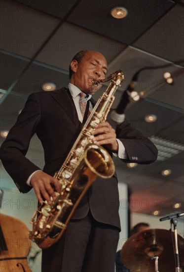 Harold Land, Jazz Inn Party, Nordwijk, Netherlands, 1989. Creator: Brian Foskett.