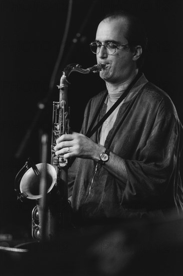 Michael Brecker, Maastricht Jazz Mecca, Netherlands, 1992. Creator: Brian Foskett.