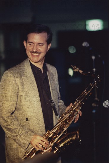 Scott Hamilton, Old Dot Jazz House, Cambridge, August 1991. Creator: Brian Foskett.