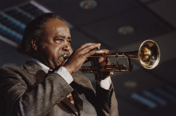 Harry "Sweets" Edison, Jazz Inn Party, Nordwijk, Netherlands, 1989. Creator: Brian Foskett.