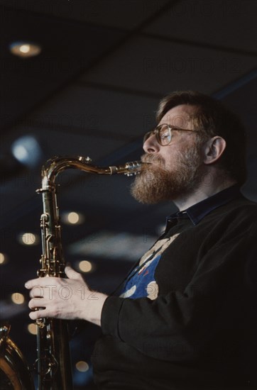 Lew Tabackin, Jazz Inn Party, Nordwijk, Netherlands, 1989. Creator: Brian Foskett.