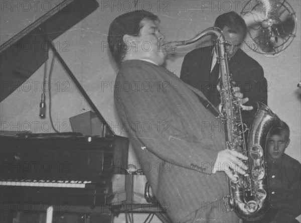 Tubby Hayes and Ronnie Scott, Ronnie Scott's, Gerrard Street, London, 1959. Creator: Brian Foskett.