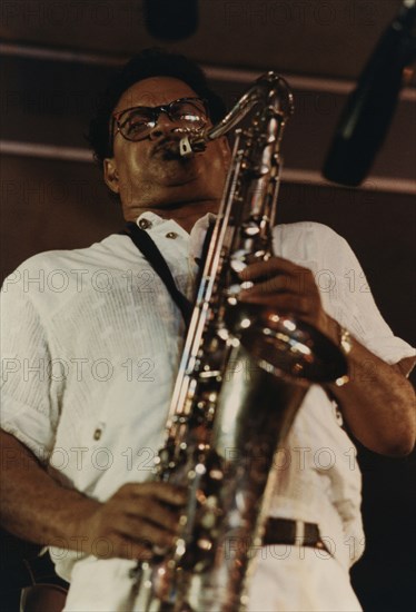 Plas Johnson, North Sea Jazz Festival, Netherlands, 1991. Creator: Brian Foskett.