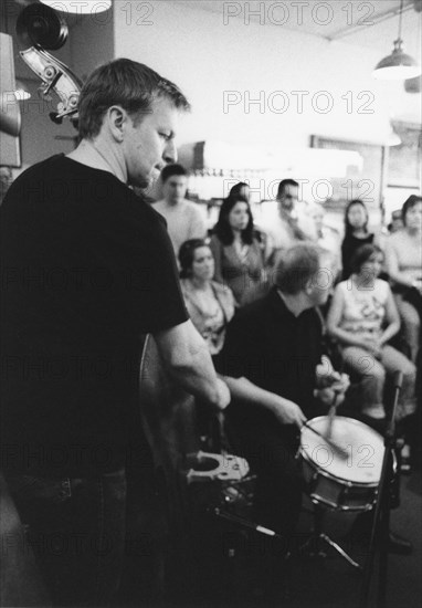 Geoff Gascoyne, Foyles Bookstore, London, 2003. Creator: Brian Foskett.