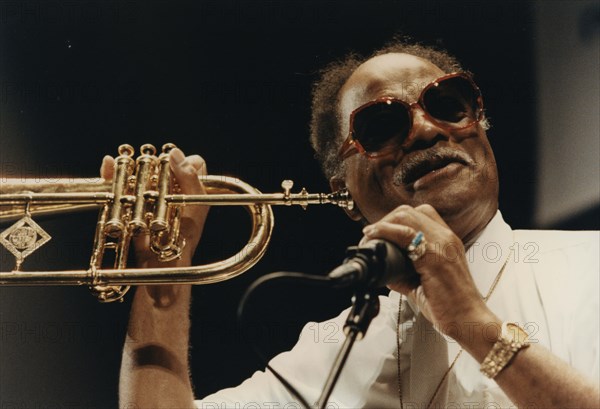 Clark Terry, North Sea Jazz Festival, Netherlands, 1992. Creator: Brian Foskett.