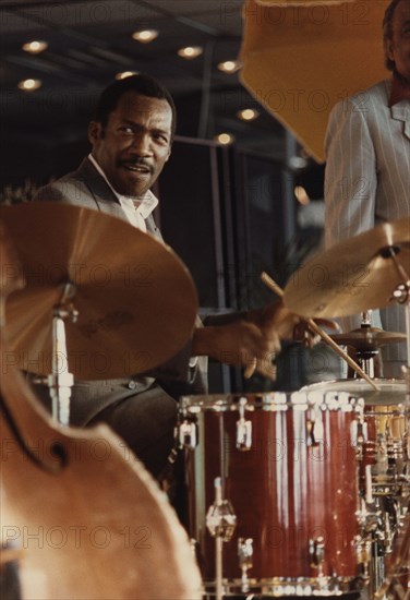 Alvin Queen, Jazz Inn Party, Nordwijk, Netherlands, 1989. Creator: Brian Foskett.