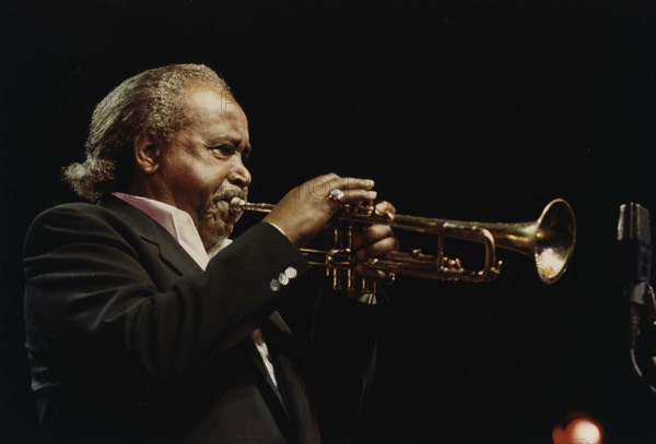 Harry Sweets Edison, Benny Carter's Swing America, North Sea Jazz Festival, Netherlands 1991. Creator: Brian Foskett.