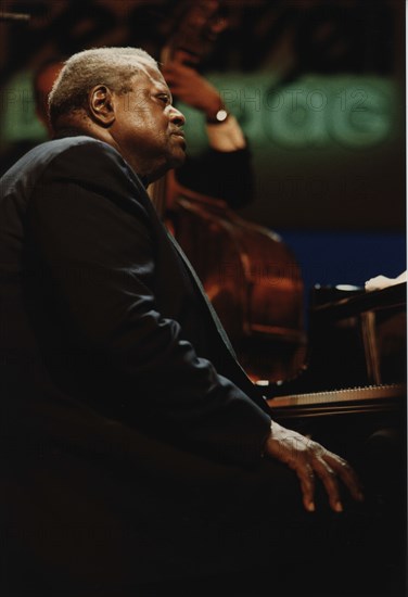 Oscar Peterson, North Sea Jazz Festival, Netherlands, 1991. Creator: Brian Foskett.