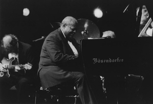 Oscar Peterson, North Sea Jazz Festival, Netherlands, 1995. Creator: Brian Foskett.