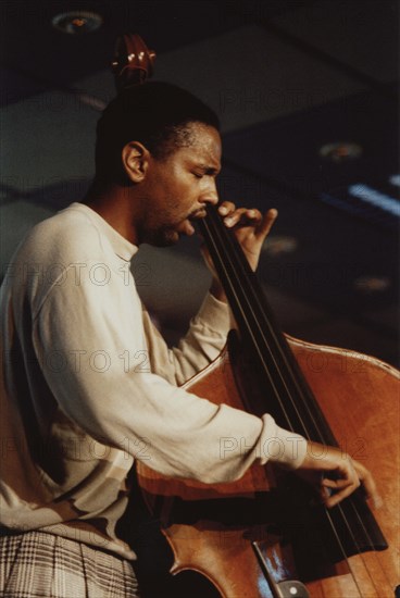 Bob Hurst, Jazz Inn Party, Nordwijk, Netherlands, 1989. Creator: Brian Foskett.