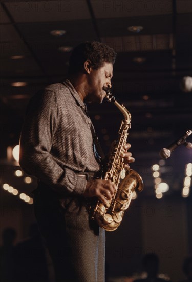 Charles McPherson, Jazz Inn Party, Nordwijk, Netherlands, 1989. Creator: Brian Foskett.