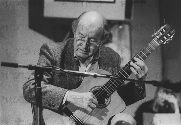 Charlie Byrd, (Great Guitars), 100 Club, London, 1988. Creator: Brian Foskett.