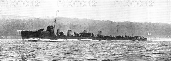 The newest British destroyer: H.M.S. "Nubian", 1909. Creator: Unknown.