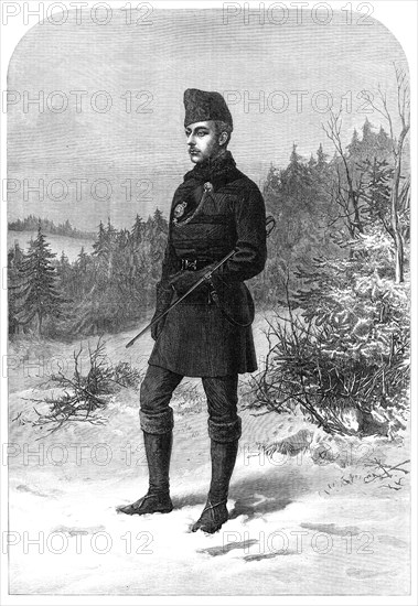 Prince Arthur in Canada, 1870. Creator: Unknown.