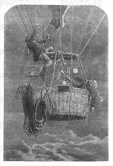 Aerial Voyages, 1870. Creator: C Laplante.