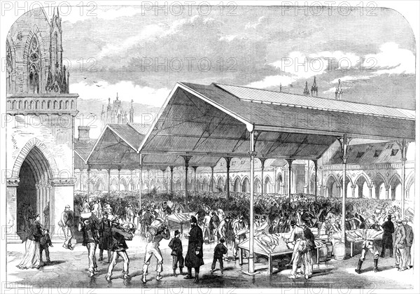 Opening of Columbia Fish Market Bethnal-Green, 1870. Creator: Unknown.