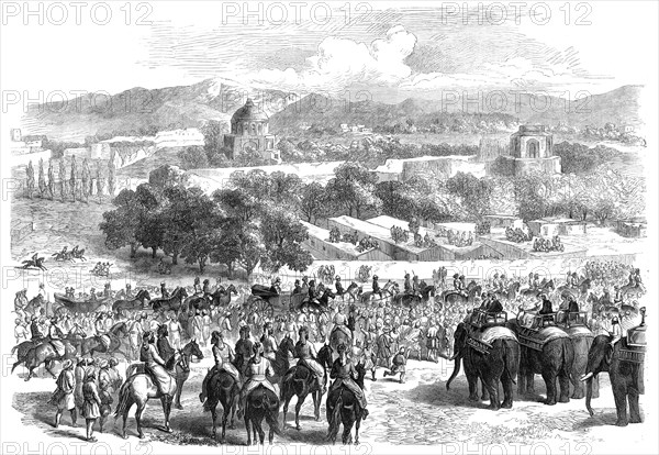 Entry of the Governor-General of India into Peshawur, 1870. Creator: Unknown.