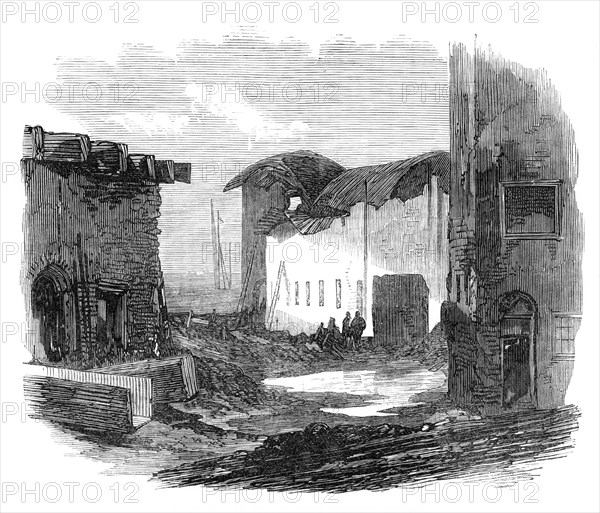 Ruins of Day and Martin's Blacking Factory, 1870. Creator: Unknown.