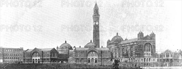 The University of Birmingham, the new buildings of which were opened by the King..., 1909. Creator: Henry Joseph Whitlock.