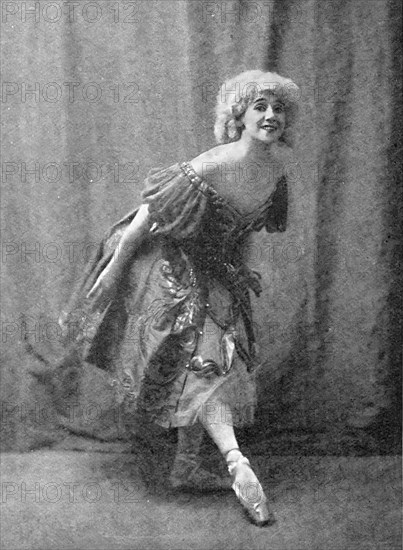 Mlle. Tamara Karsavina, of the Russian Imperial Ballet, appearing at the London Coliseum, 1909. Creator: Bert.