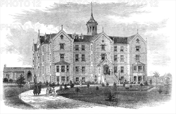 The Hellmuth College at London, Ontario, Canada West, 1870. Creator: Unknown.