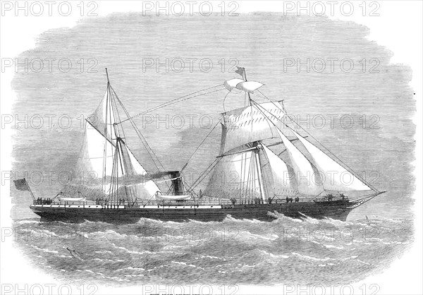 The iron screw-steamer Limari, for Valparaiso, 1870. Creator: Unknown.