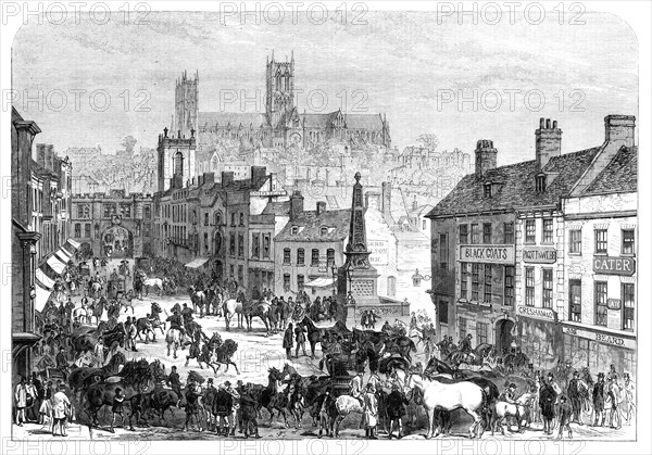 Lincoln Horse Fair, 1870. Creator: Unknown.