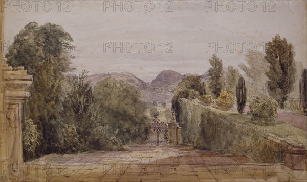 Powis Castle, 1835-45. Creator: David Cox the Elder.