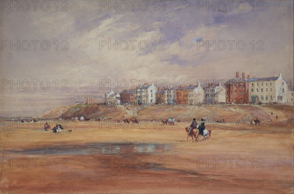 Blackpool Beach, 1840. Creator: David Cox the Elder.