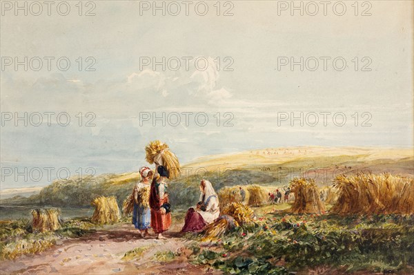 Harvesting, 1832-51. Creator: David Cox the Elder.