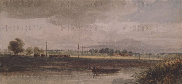 River Scene [undated], c1820s. Creator: David Cox the Elder.