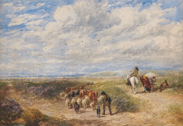 Keep the Left Road, 1854. Creator: David Cox the Elder.