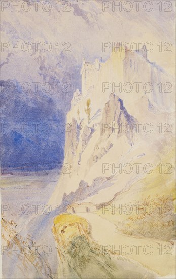 Dumbarton Castle, 1838. Creator: John Ruskin.