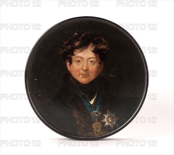 Portrait of King George IV,1822. Creator: Samuel Raven.