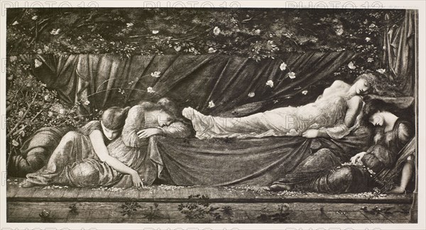 The Briar Rose Series - The Rose Bower/ The Sleeping Beauty (III), c1870s, (1900). Creator: Unknown.