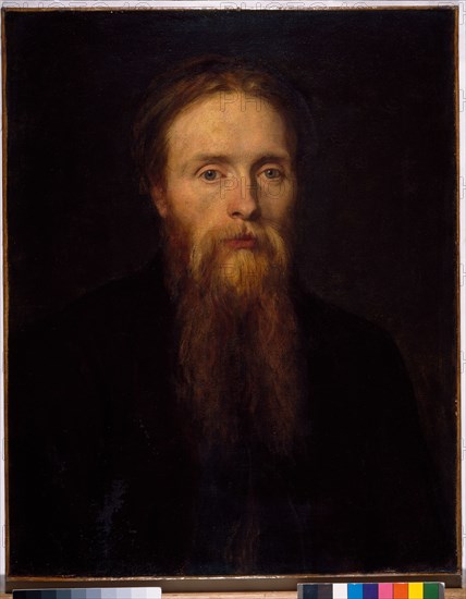 Portrait of Sir Edward Burne-Jones (1833-1898), 1870. Creator: George Frederick Watts.