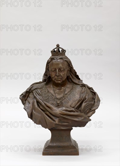 Bust of Queen Victoria in old age, 1892-1901. Creator: Edward Onslow Ford.