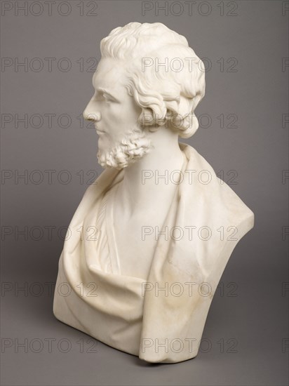 Bust of Felix Mendelssohn-Bartholdy, 1850. Creator: Peter Hollins.