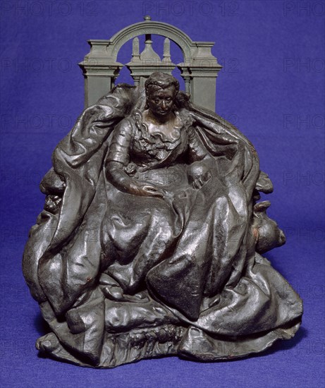 Model For Statue Of Queen Victoria At Winchester, 1887. Creator: Alfred Gilbert.