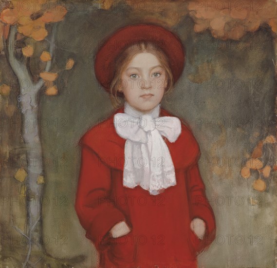 Leena, the Artist's Daughter, 1903. Creator: Eero Jarnefelt.